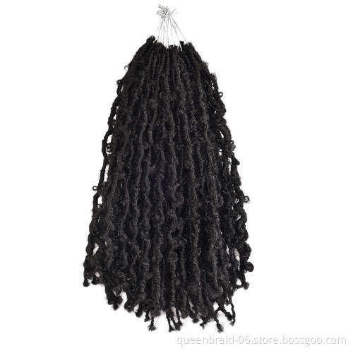 Butterfly Locs Hair 12inch Pre-twisted Locs Crochet Hair Easy Installed Natural 1B # Weave Master Twist Braids Crochet Hair